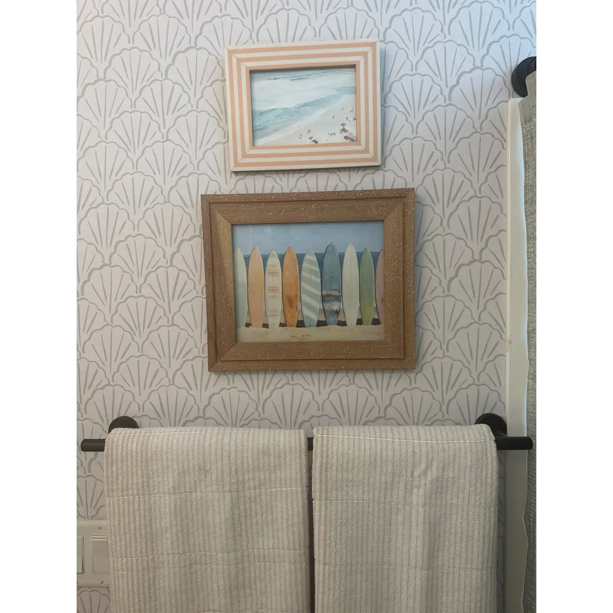 Coralie Wallpaper - Seashell Fans - by Studio Stephie - Loomwell Home Goods