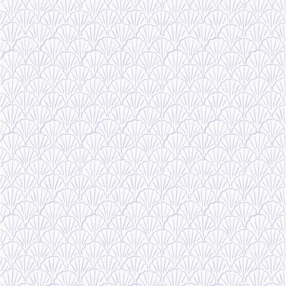 Coralie Wallpaper - Seashell Fans - by Studio Stephie - Sample 1 foot by 1 foot / Lavender - Loomwell Home Goods