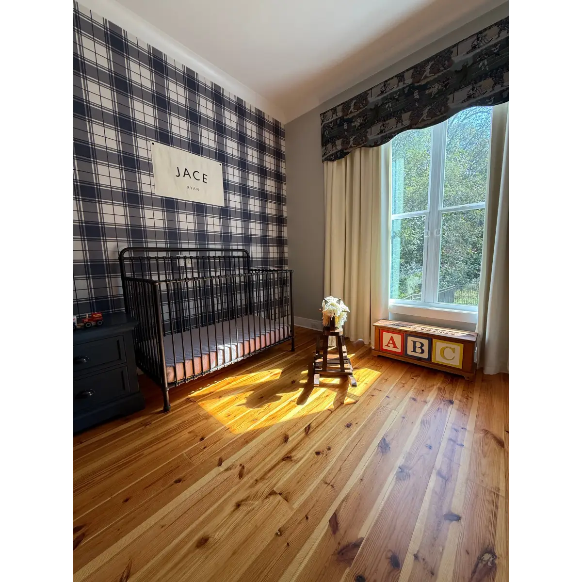 Corbin Wallpaper - Traditional Plaid - by Hailey Kiefer Designs - Loomwell Home Goods