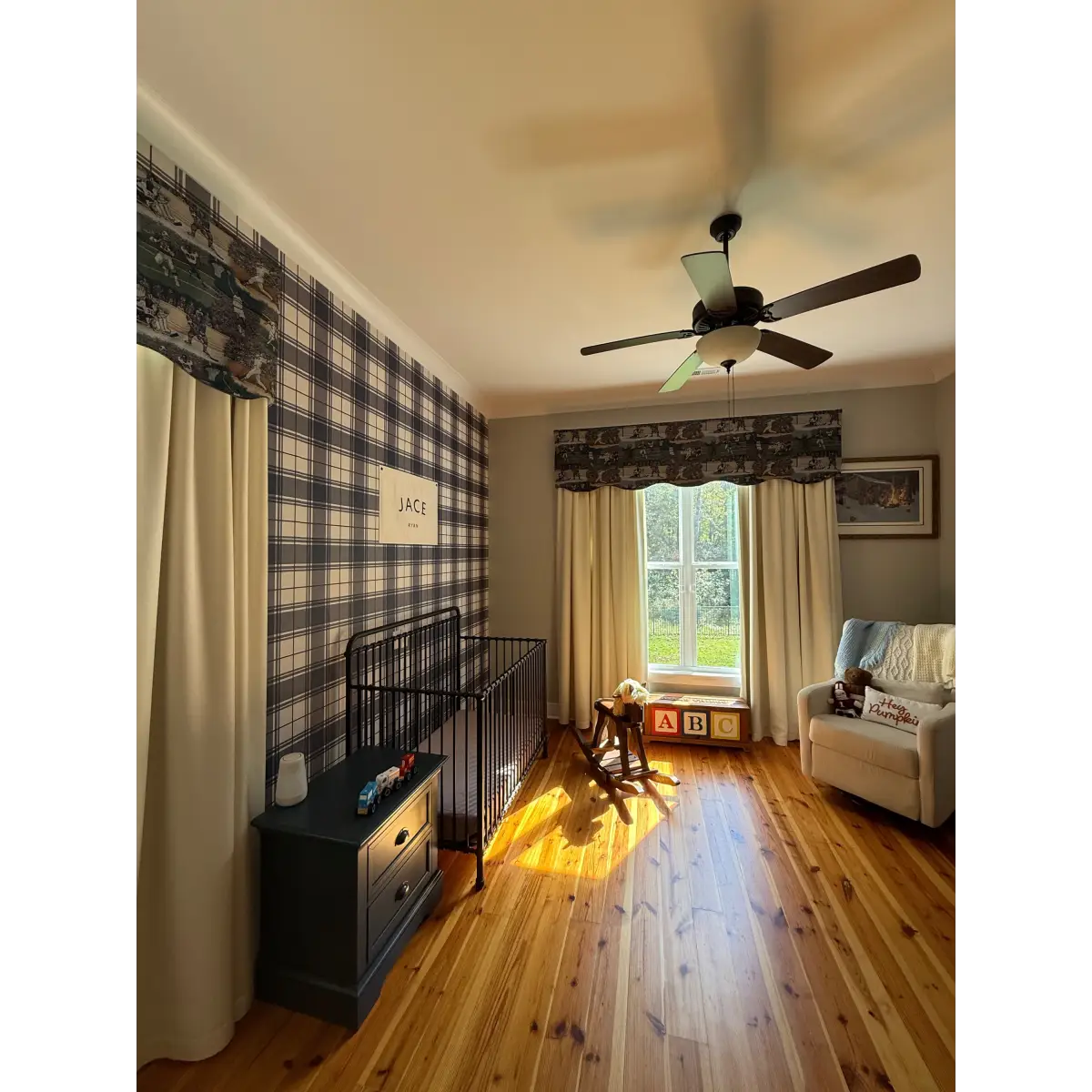 Corbin Wallpaper - Traditional Plaid - by Hailey Kiefer Designs - Loomwell Home Goods
