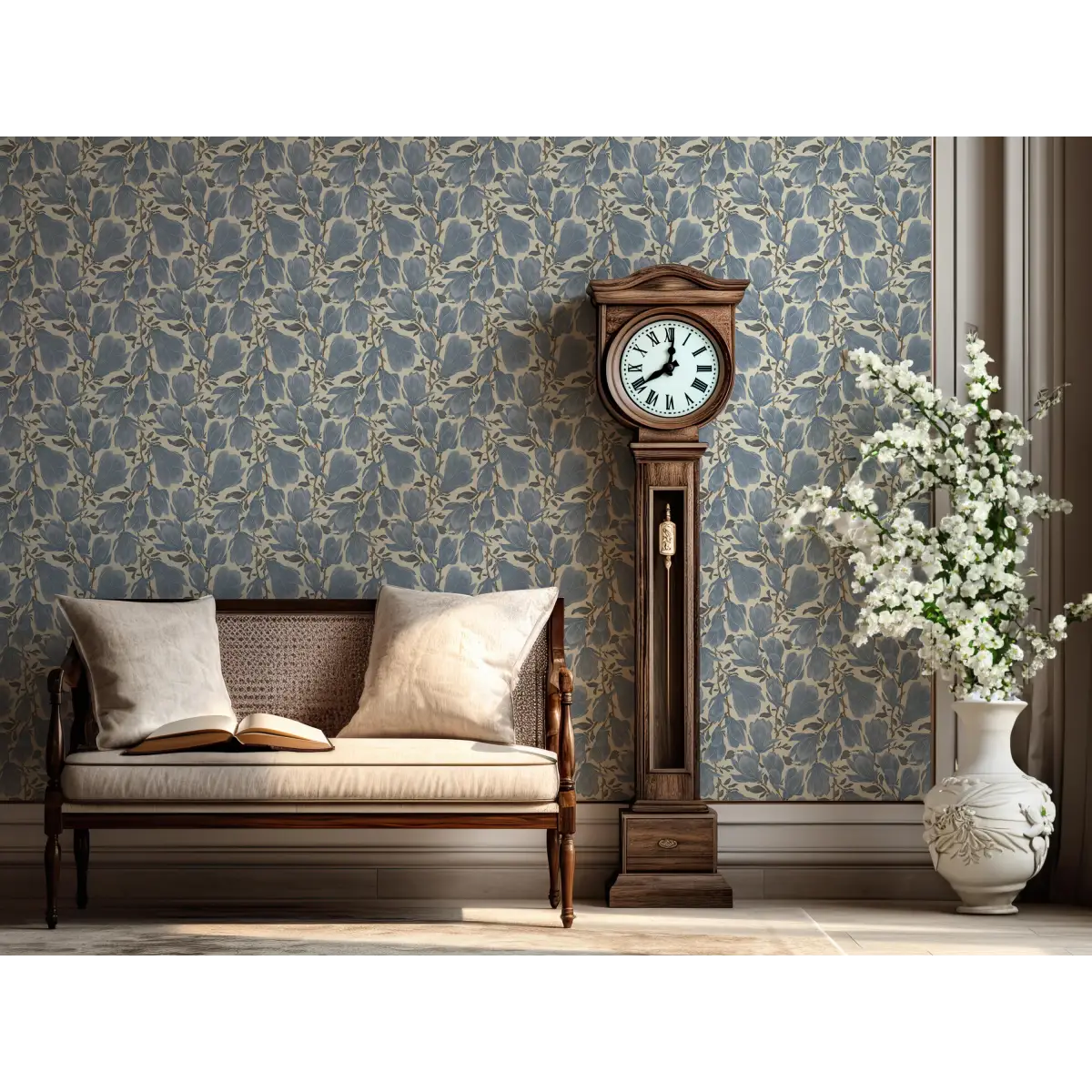 Cornelia Wallpaper - Relaxed Floral - by Marie Erstad Studio - Loomwell Home Goods