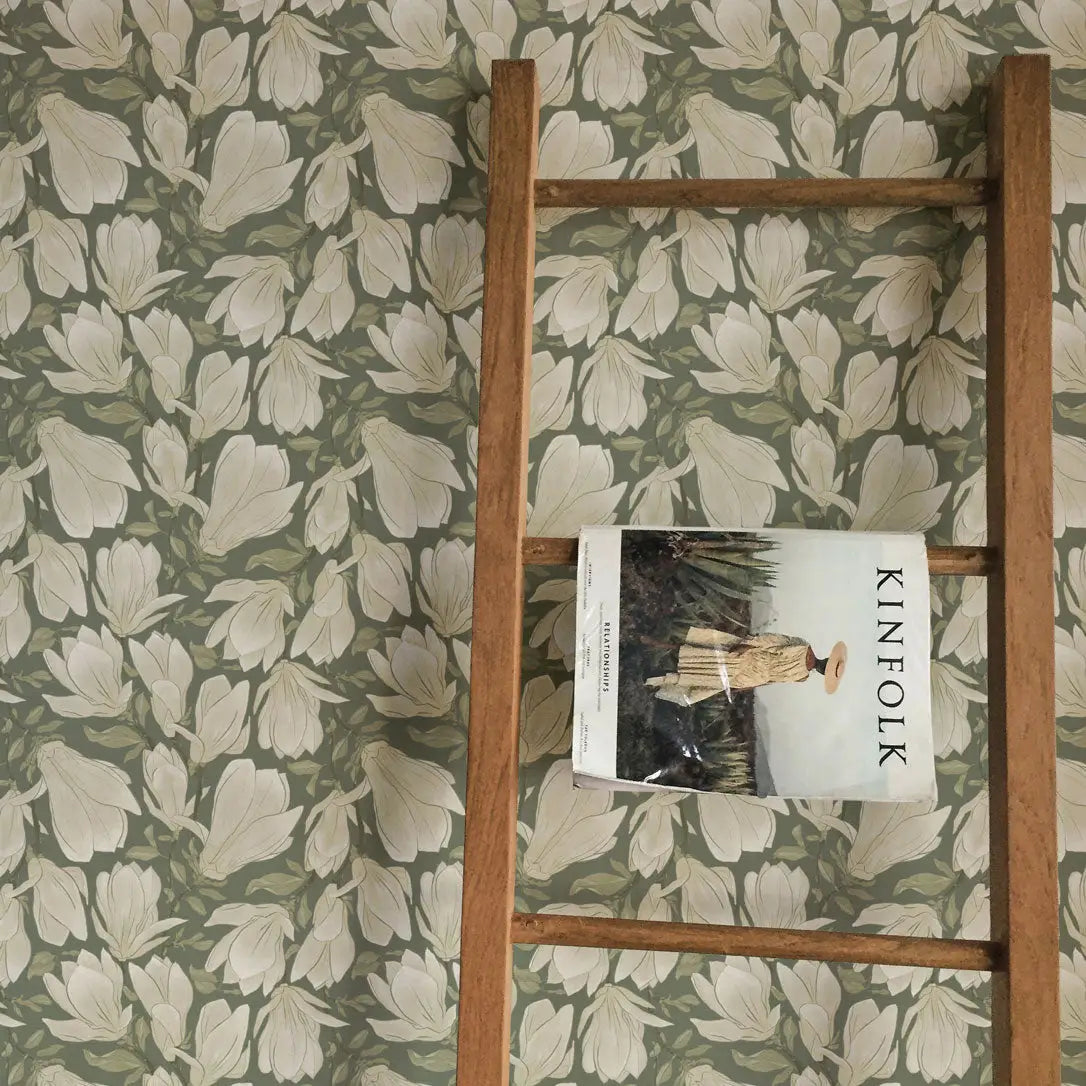 Cornelia Wallpaper - Relaxed Floral - by Marie Erstad Studio - Loomwell Home Goods