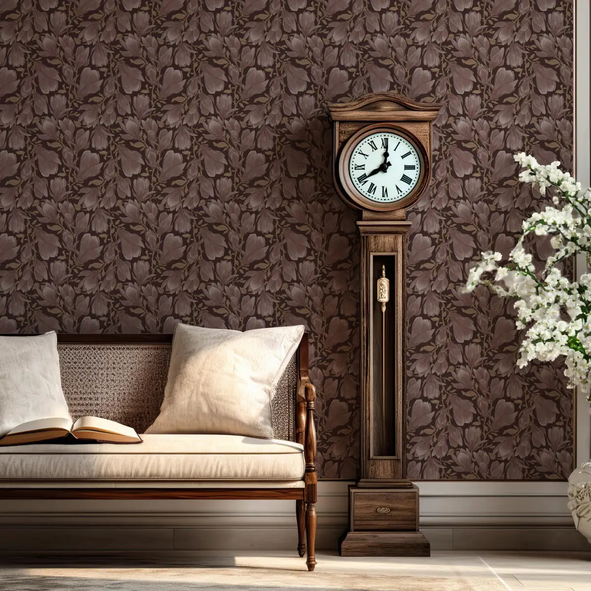 Cornelia Wallpaper - Relaxed Floral - by Marie Erstad Studio - Loomwell Home Goods