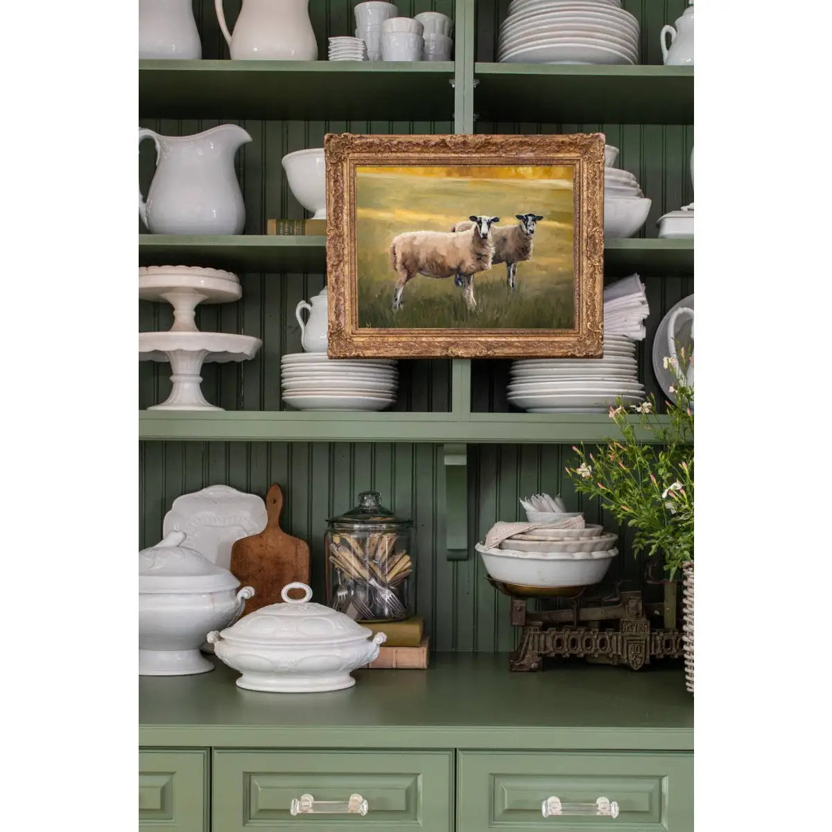 Art Print - Cotswold Sheep Painting - 5x7 - Miss Mustard Seed