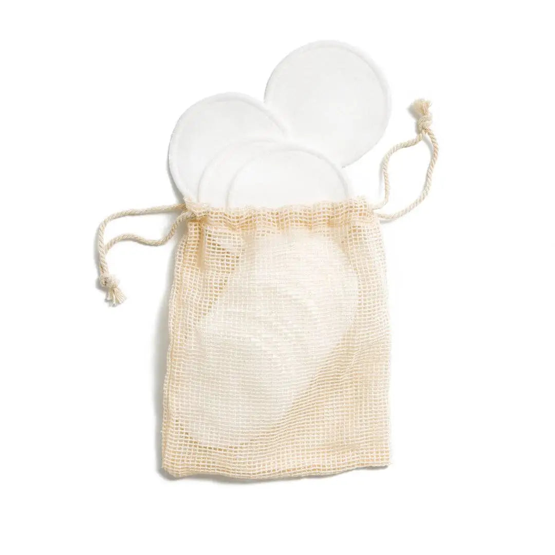 Cotton Makeup Remover Pads - 15 Reusable Rounds in Bag - Desesh