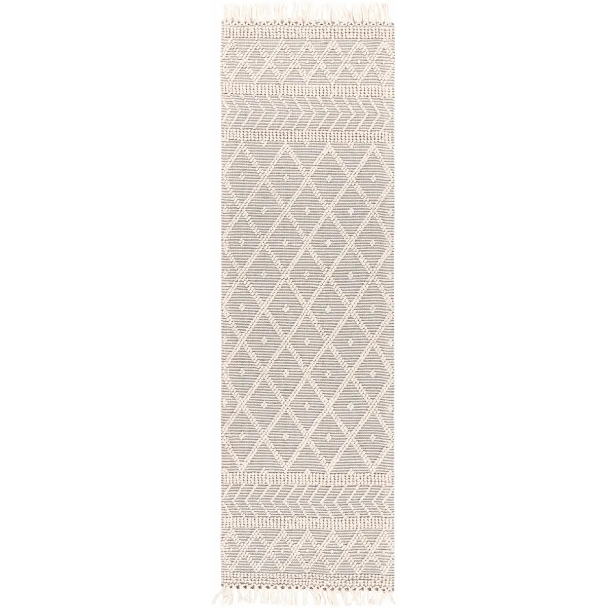 Cotton Wool Tassel Rug - * 2’6’’ x 8’ Runner - Boutique Rugs