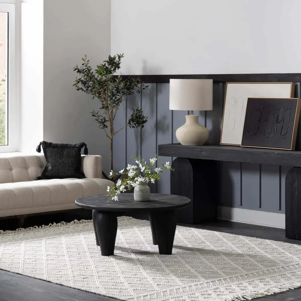 Cotton Wool Tassel Rug - Boutique Rugs