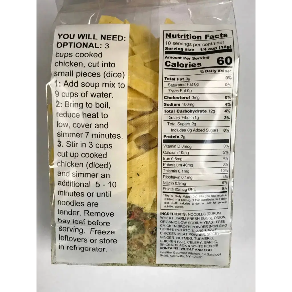 Soup Mix - Country Chicken Noodle Soup - Healthy Gourmet Kitchen