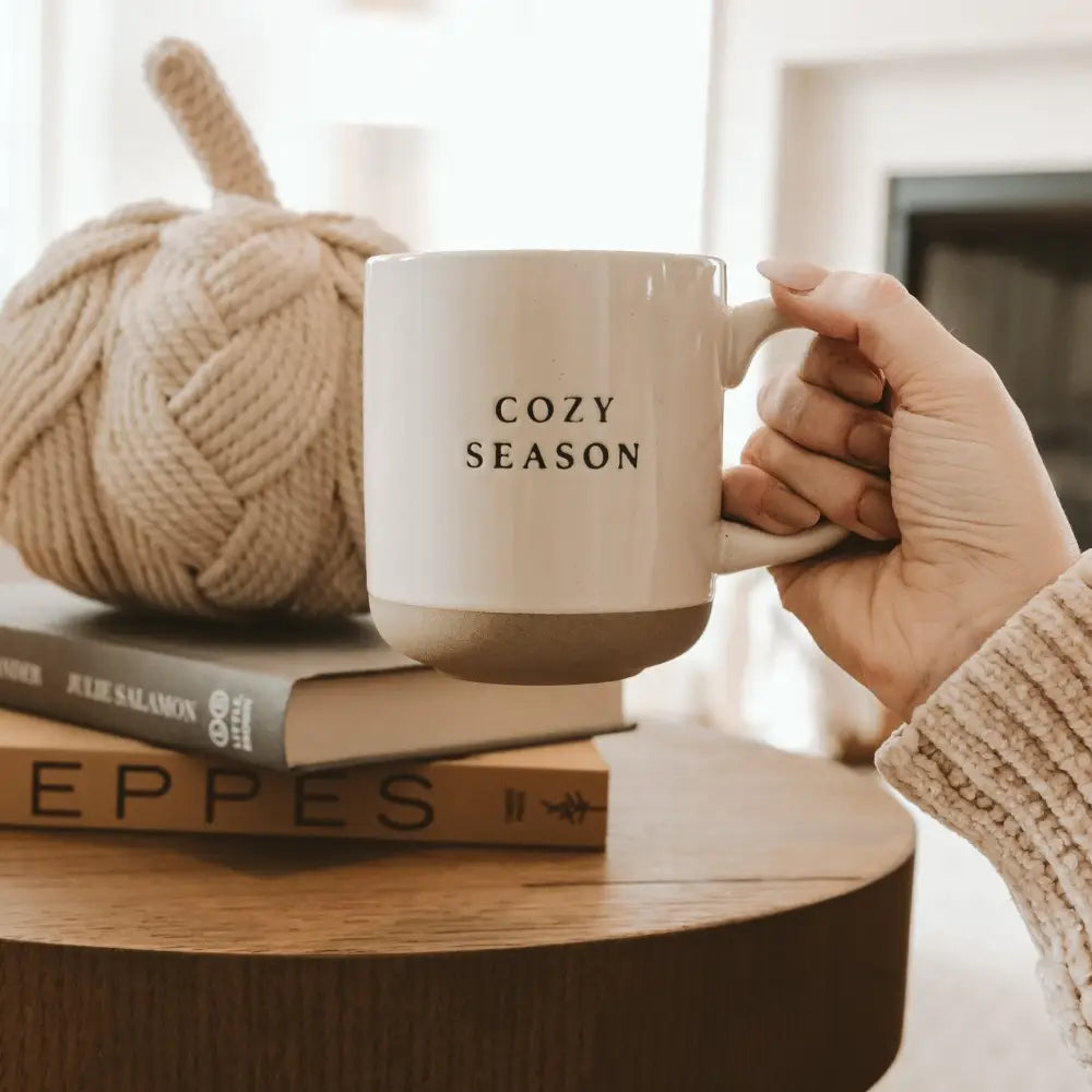 Cozy Season 14oz. Stoneware Coffee Mug - Sweet Water Decor