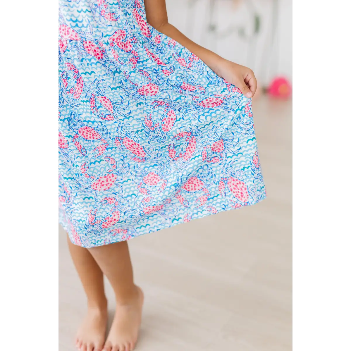 Crab Walk Ruffle Cross Back Dress - Mila & Rose ®