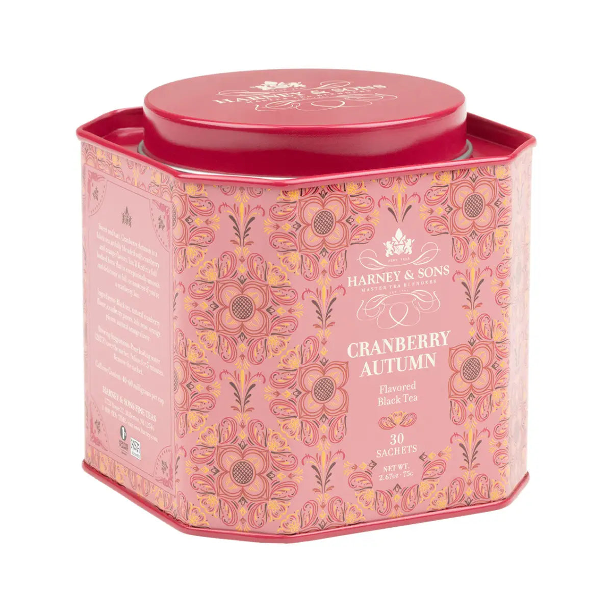 Cranberry Autumn Tea - Sachets / Tin of 30 Sachets - Harney & Sons Fine Teas