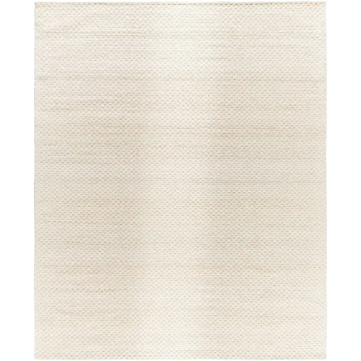 Cream Hand Woven Wool Blend Area Rug - 8’ x 10’ Rectangle - Boutique Rugs