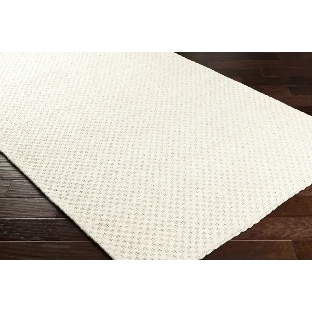 Cream Hand Woven Wool Blend Area Rug - Boutique Rugs