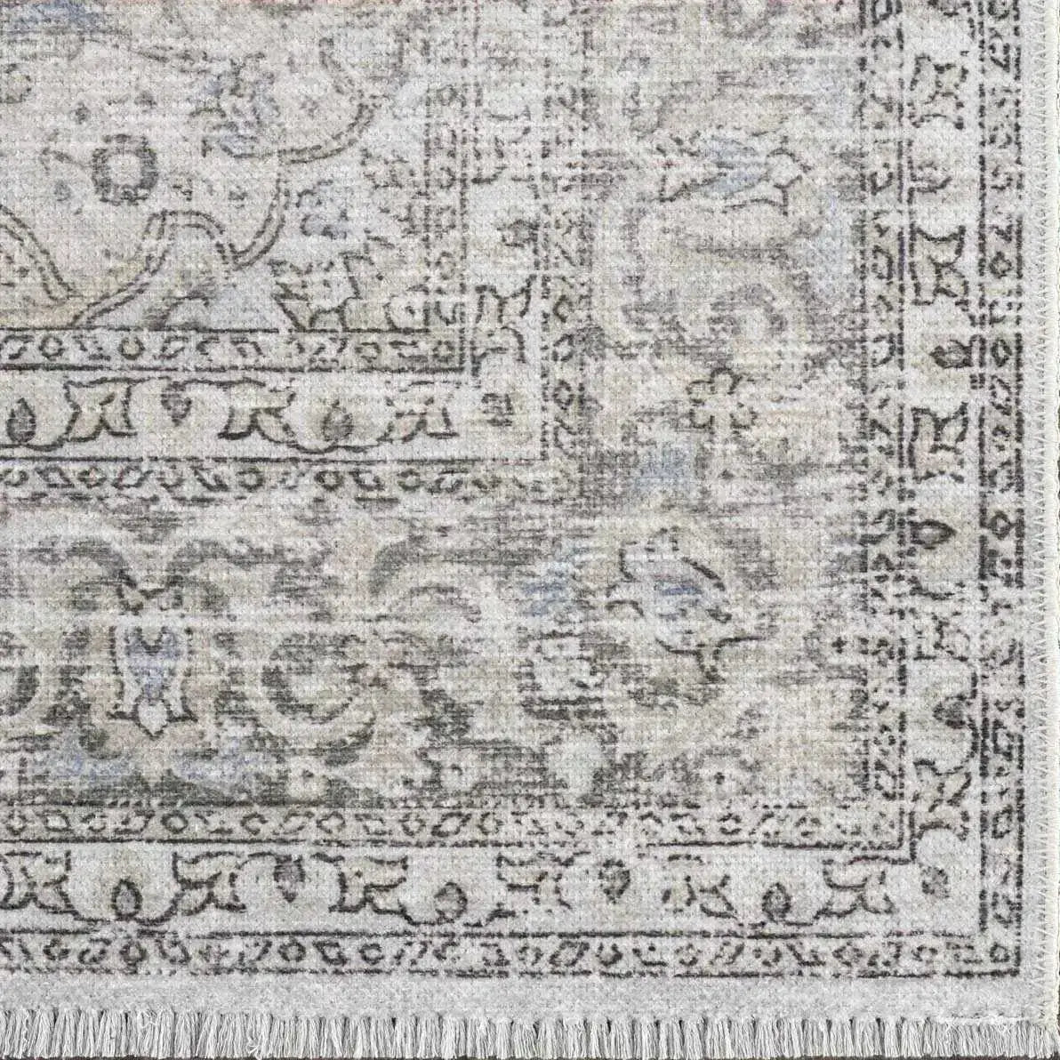 Cream Holi Washable Area Rug - Boutique Rugs