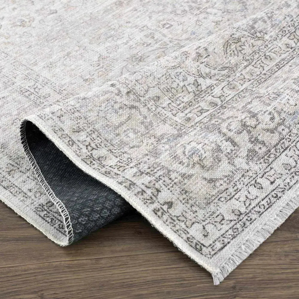 Cream Holi-2301 Washable Area Rug - Boutique Rugs