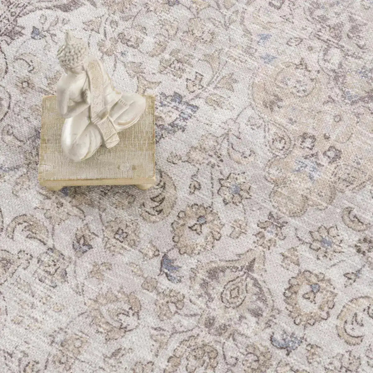 Cream Holi Washable Area Rug - Boutique Rugs
