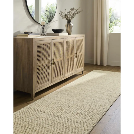 Cream Wool Area Rug - Boutique Rugs