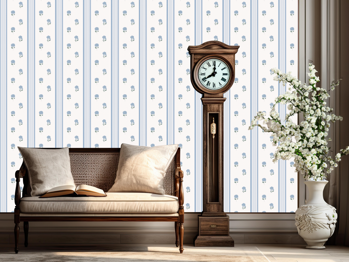 Summer Stripe Wallpaper by Ashton Elizabeth - Loomwell Home Goods