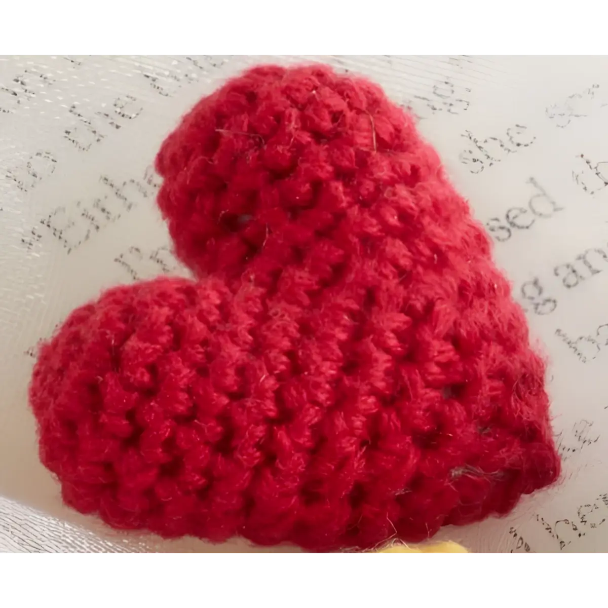 Crochet Mini Heart - Your Heart’s Content