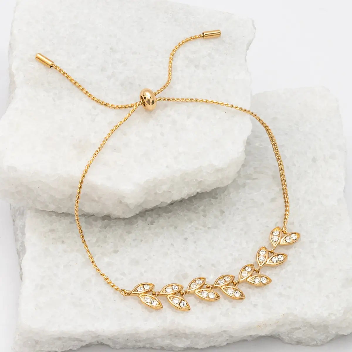 Crystal Vine Zircon and Gold Bracelet - Starfish Project