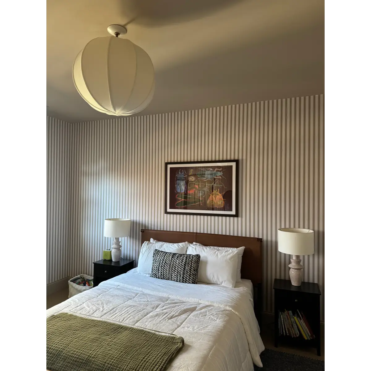 Curt Wallpaper - Neutral Stripe - by Hailey Kiefer Designs - Loomwell Home Goods