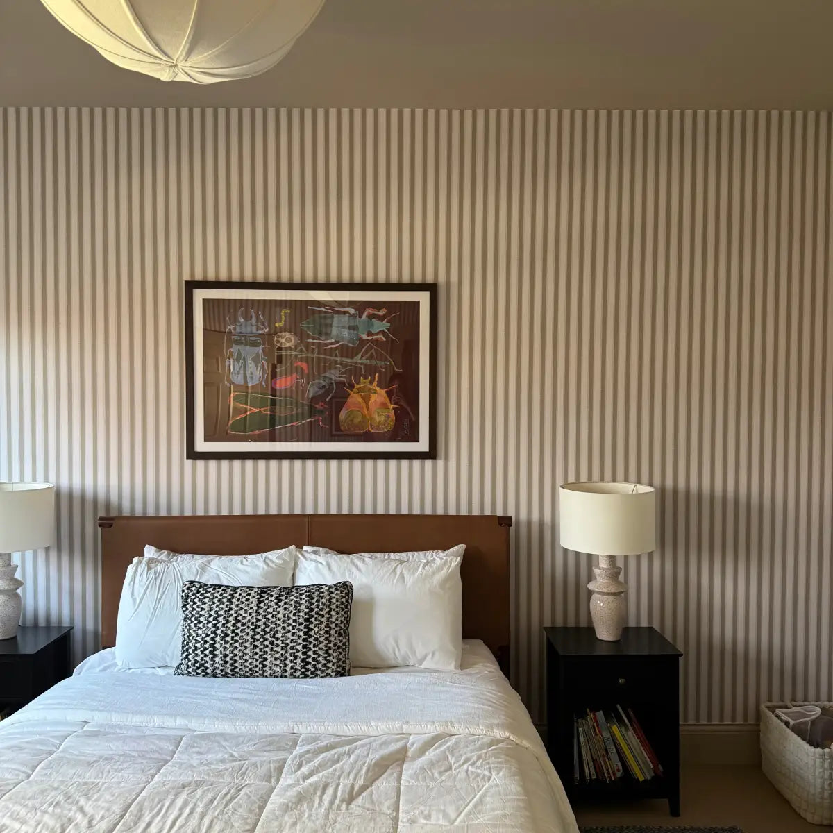 Curt Wallpaper - Neutral Stripe - by Hailey Kiefer Designs - Loomwell Home Goods