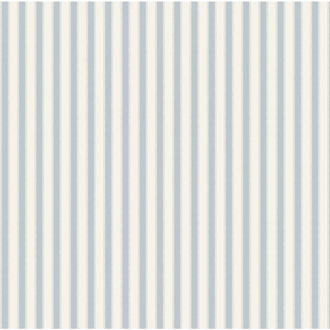 Curt Wallpaper - Neutral Stripe - by Hailey Kiefer Designs - Sample 1 foot by 1 foot / Light Blue - Loomwell Home Goods