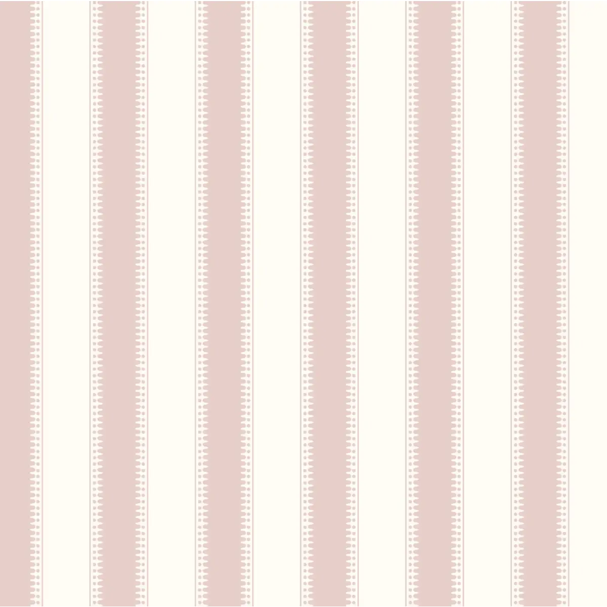 Curt Wallpaper - Neutral Stripe - by Hailey Kiefer Designs - Sample 1 foot by 1 foot / Pink - Loomwell Home Goods