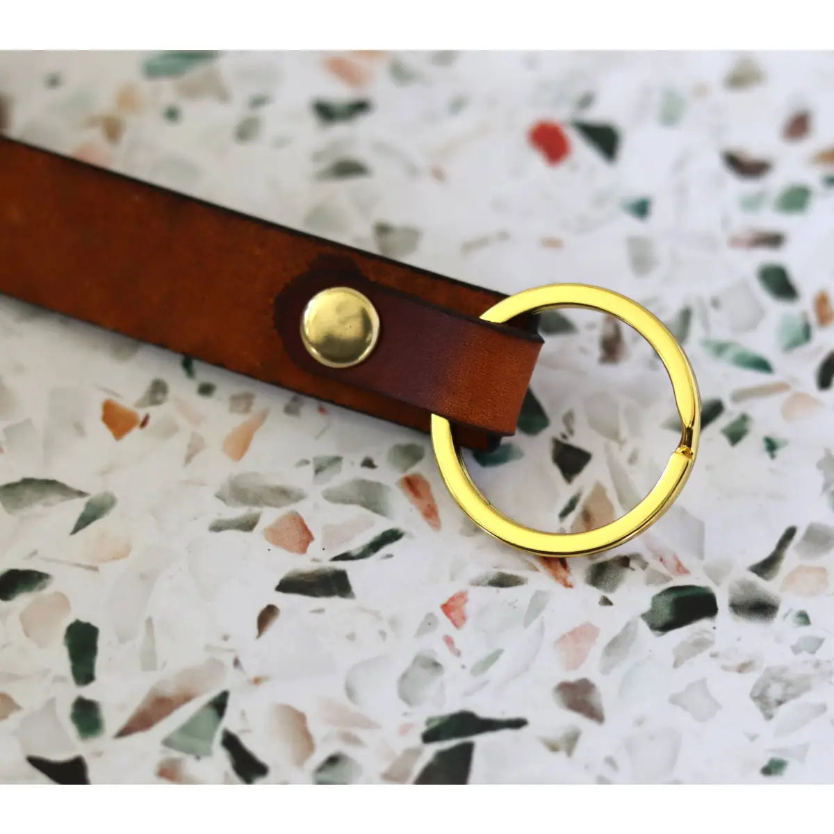 Leather Keychain - Alton - Florida Leather