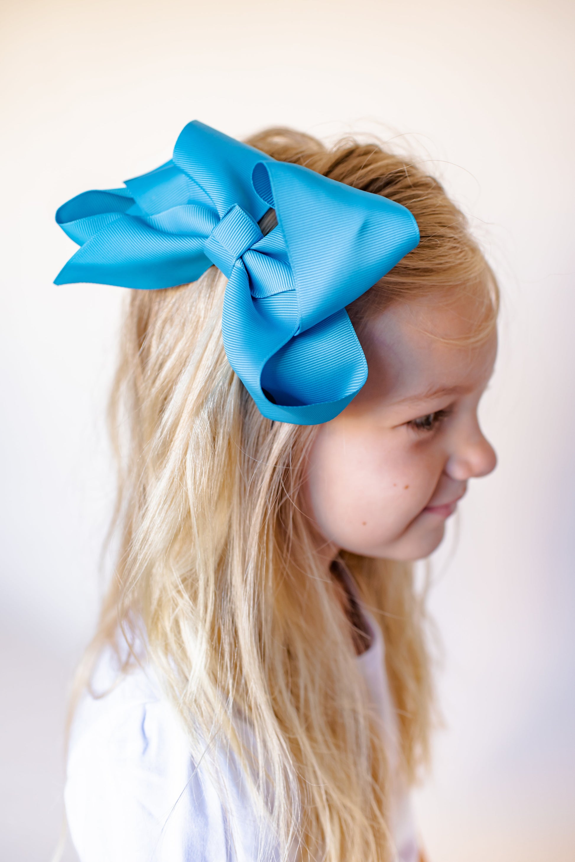 Solid Hair Bows - Teal / 6’’ - ARB Blanks