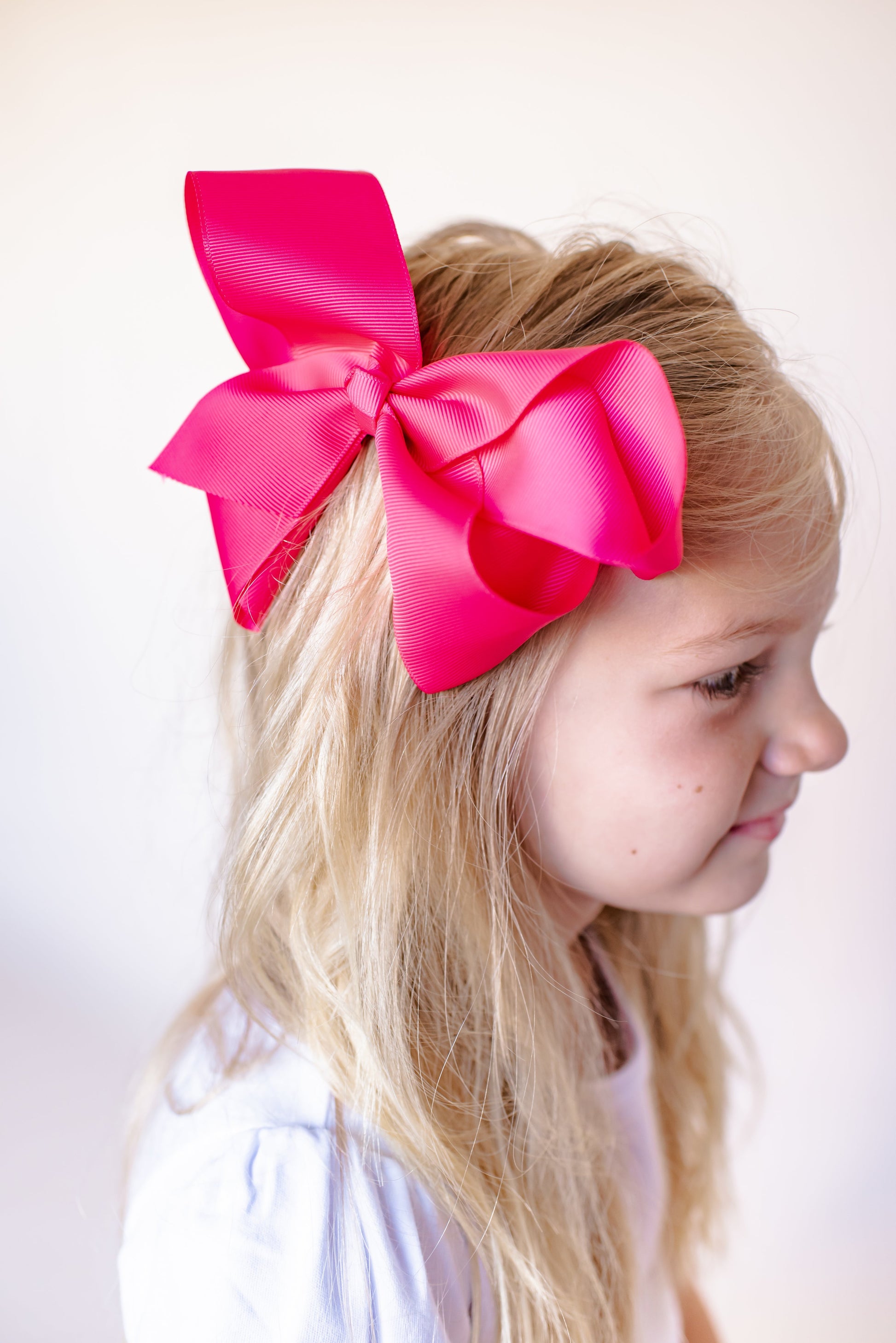 Solid Hair Bows - Berry Pink / 6’’ - ARB Blanks