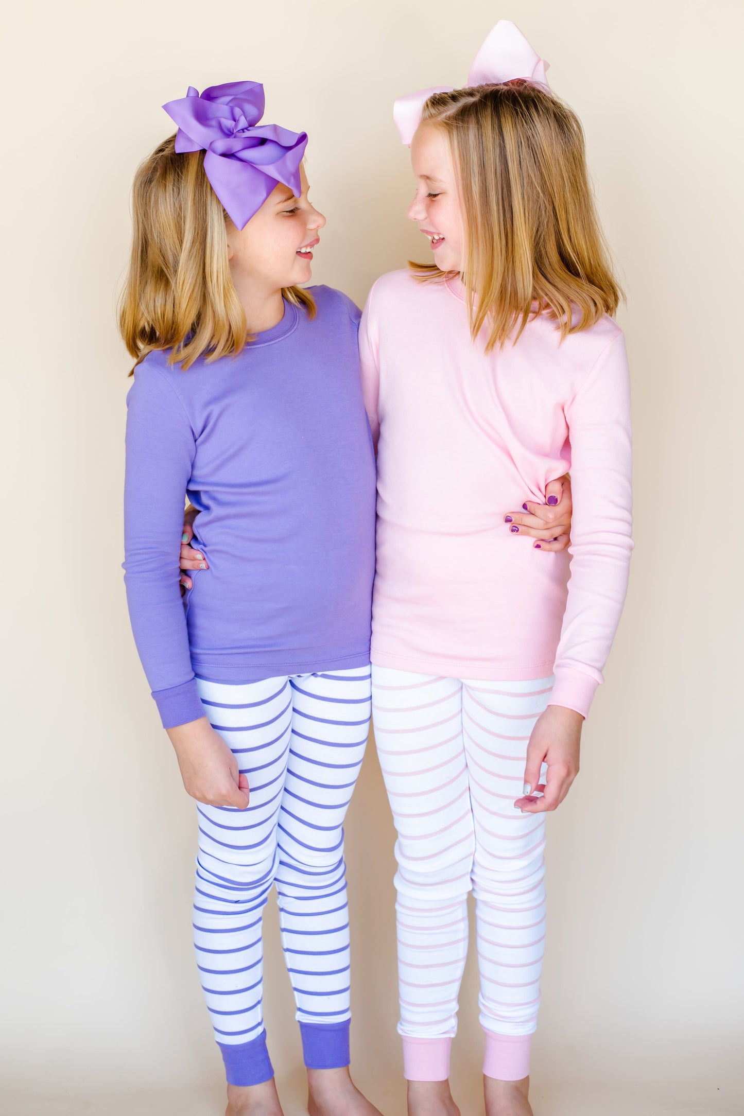 Valentine’s Striped Kids Pajamas - ARB Blanks