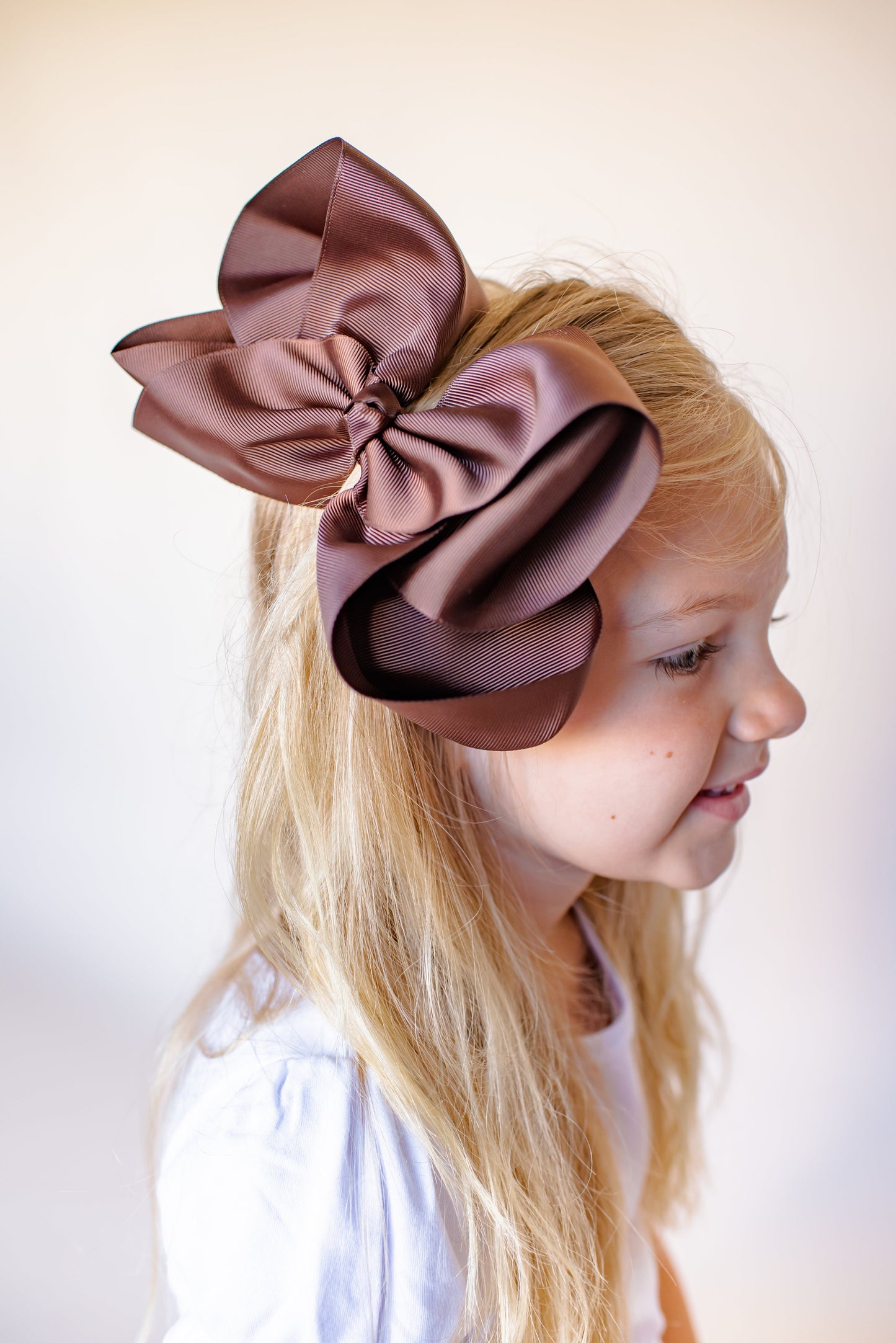 Solid Hair Bows - Brown / 8’’ - ARB Blanks