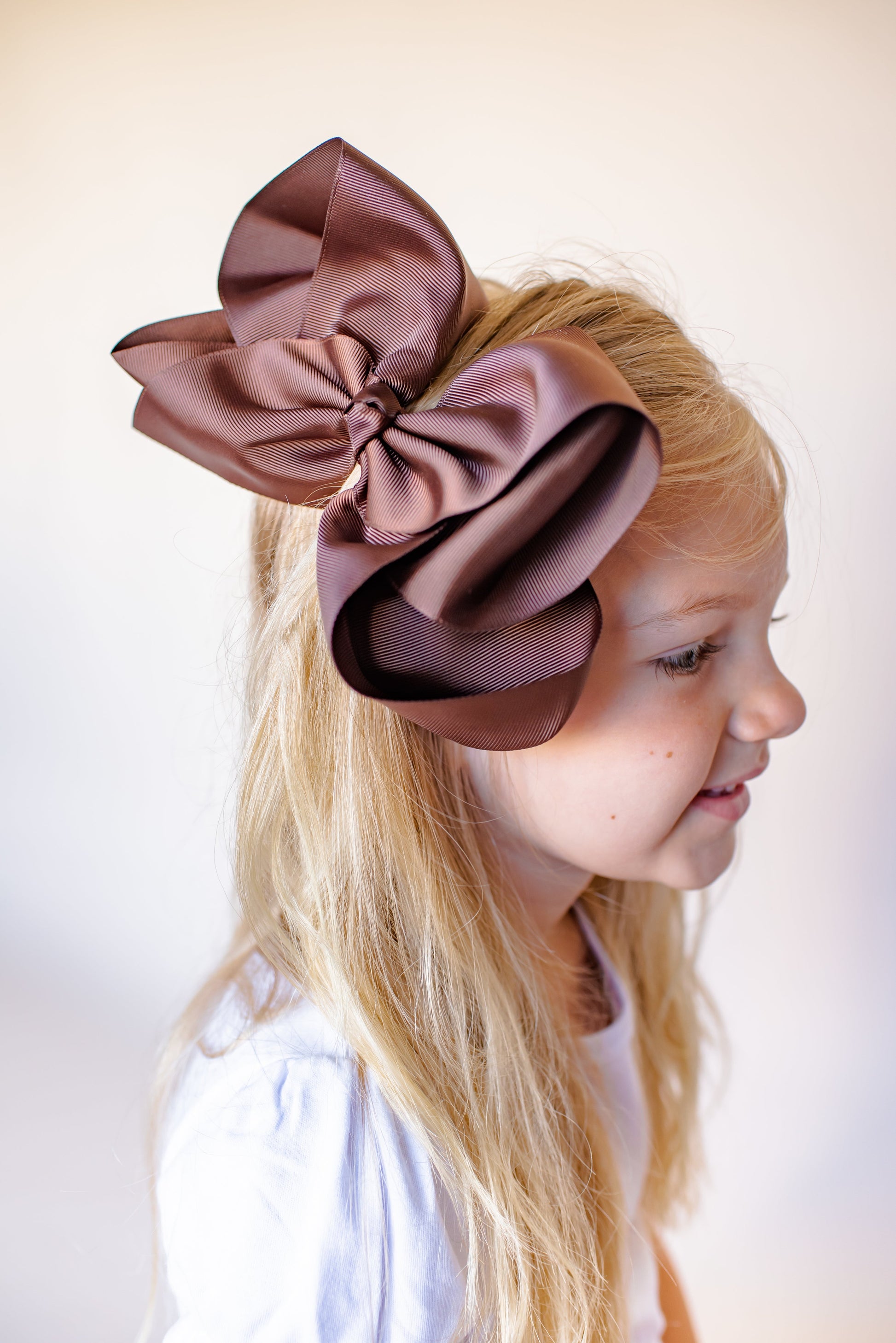 Solid Hair Bows - Brown / 8’’ - ARB Blanks