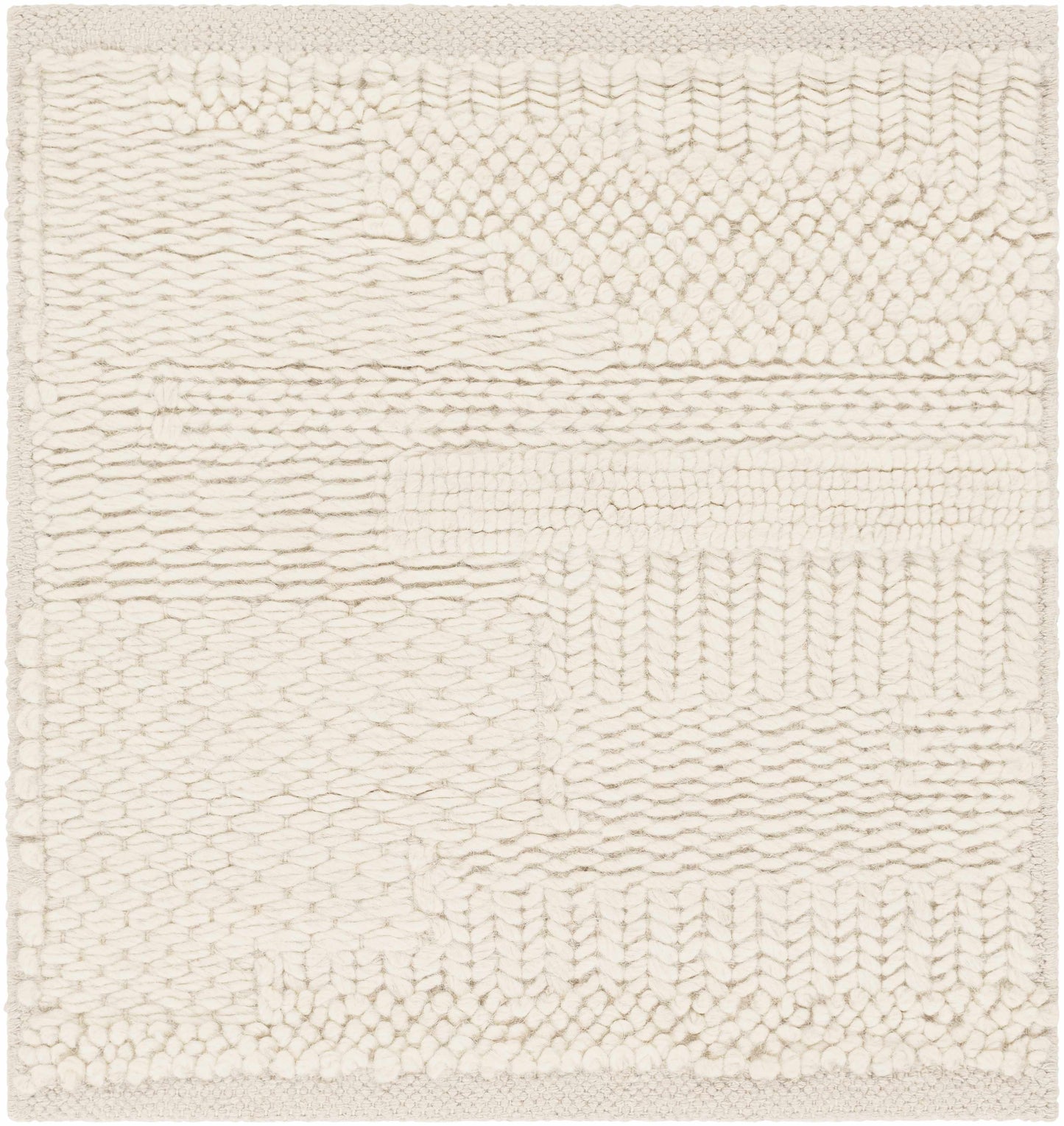 Cypress Cream Textured Wool Rug