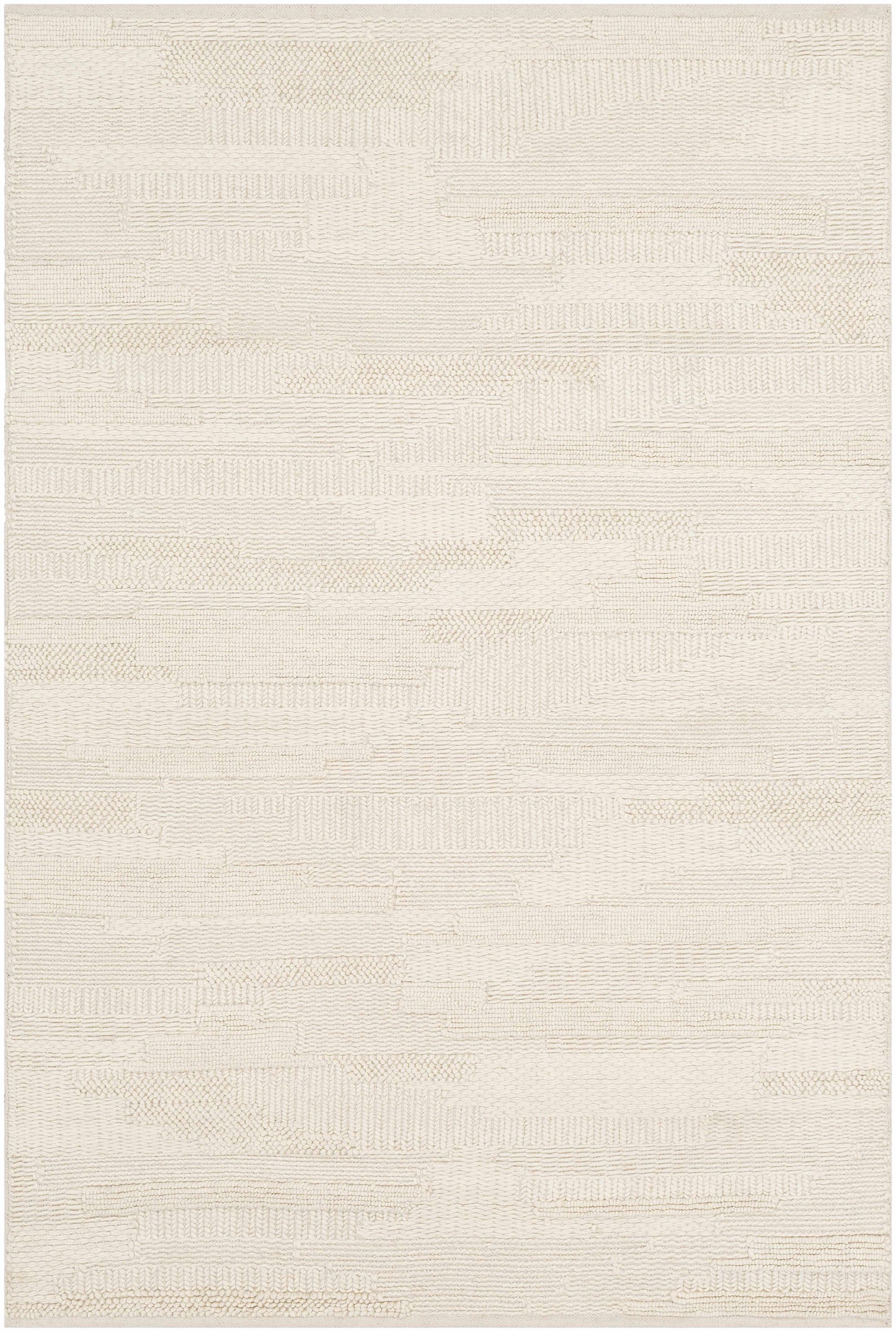 Cypress Cream Textured Wool Rug