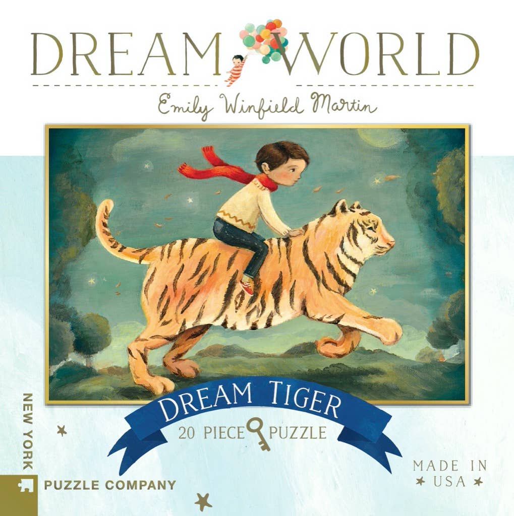 Dream Tiger by Emily Winfield Martin - 20 Piece Mini Puzzle