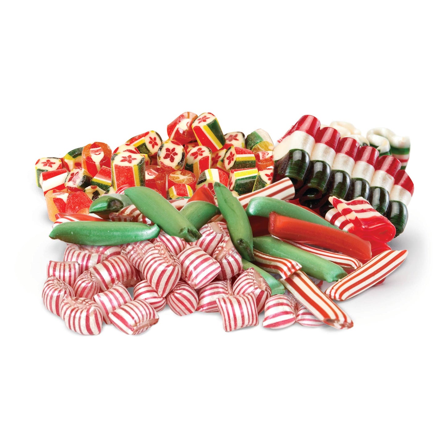 Classic Christmas Candy - Ribbon and Chocolate Straws