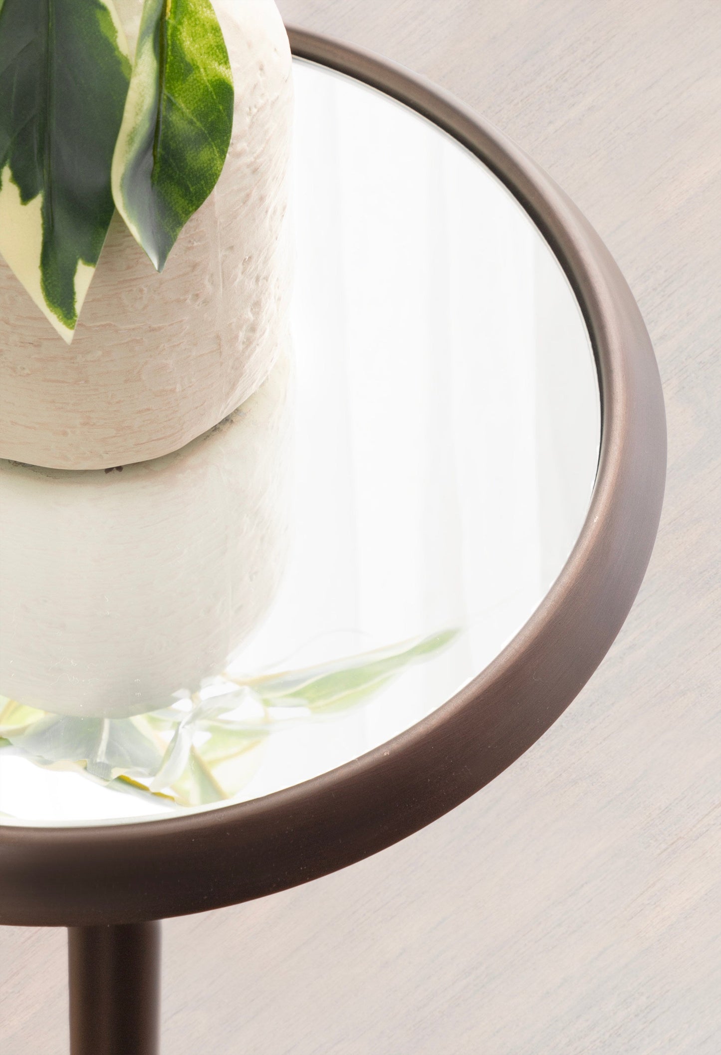 Sanzo Metal Cocktail Table or Plant Stand