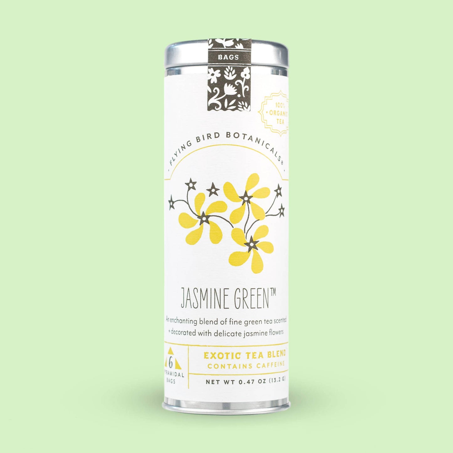 Jasmine Green Tea – 6 Bag Tin