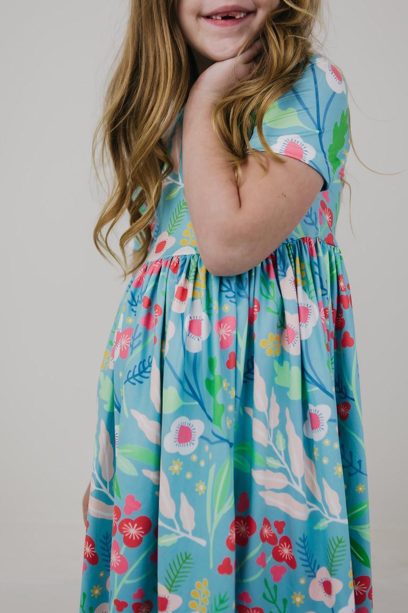 Spring Breeze S/S Pocket Twirl Dress