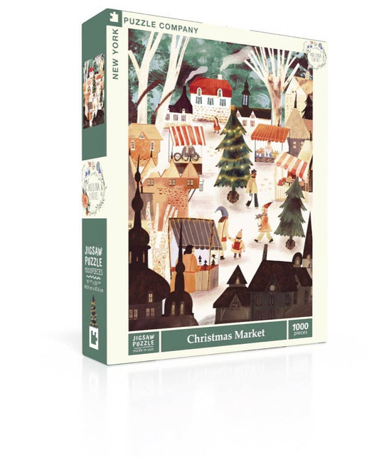 Christmas Market by Adelina Lirius - 1000 Piece Jigsaw Puzzle