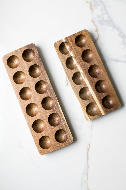 Wooden Egg Holder - 10 holes - Fodory