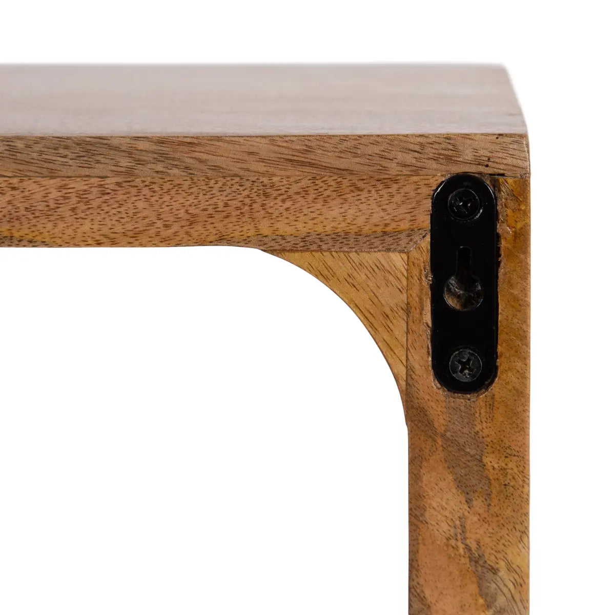 Dahl Floating Wood Side Table - Modern Wall Mount - kateandlaurel