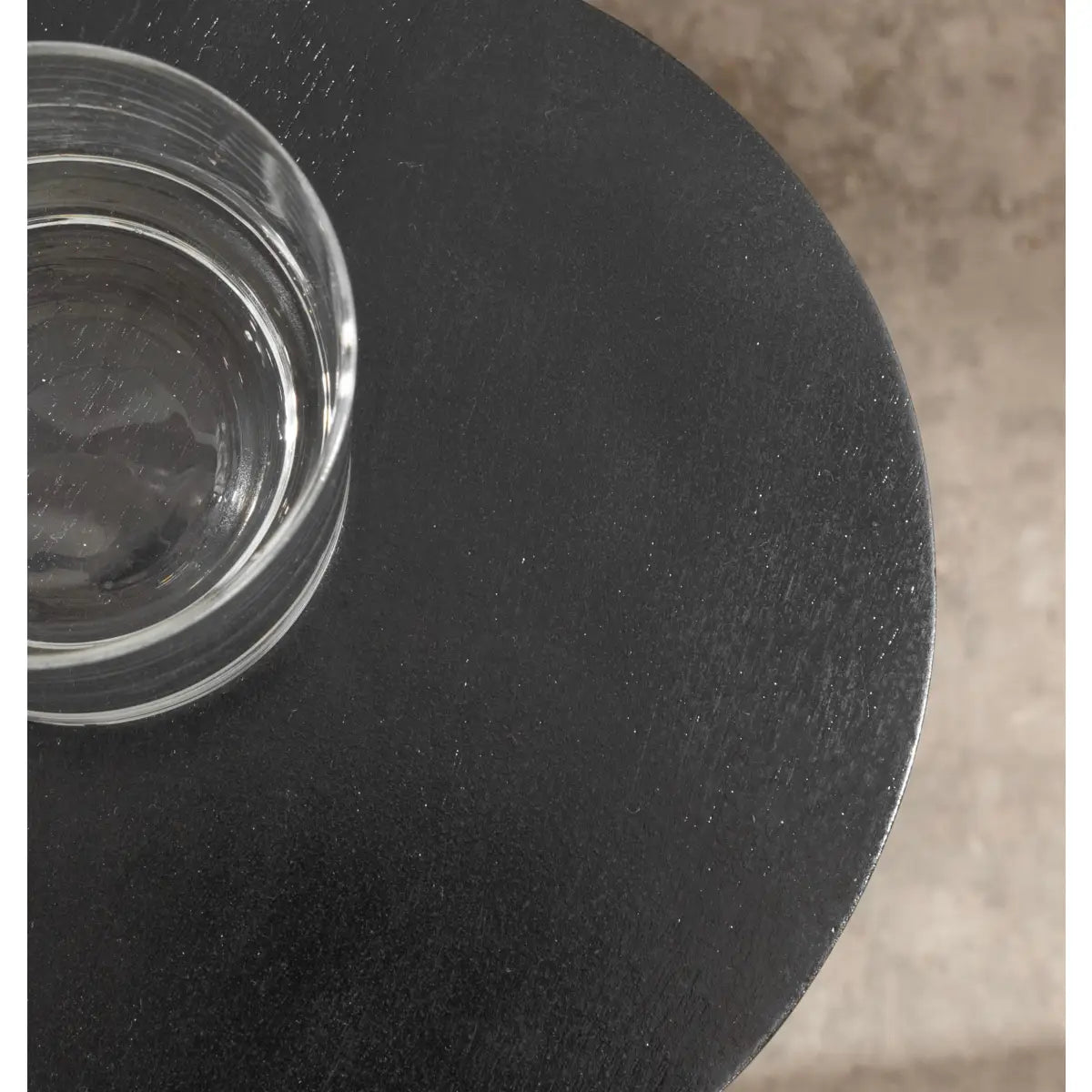 Dahl Modern Accent Table or Plant Stand - Round Wood - kateandlaurel