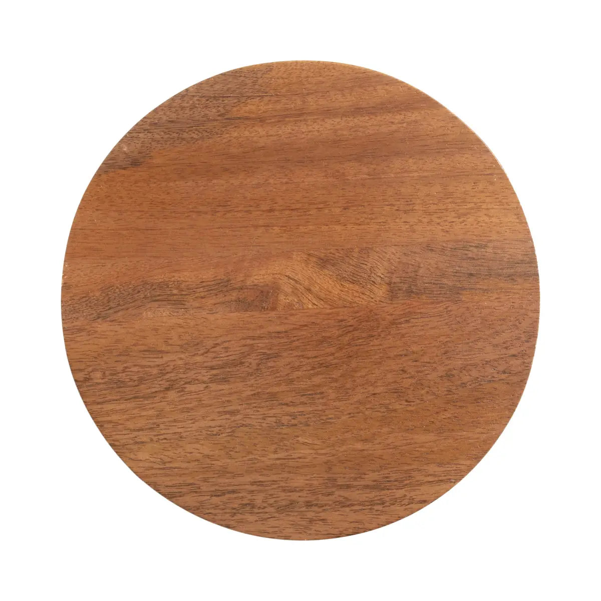 Dahl Modern Accent Table or Plant Stand - Round Wood - kateandlaurel