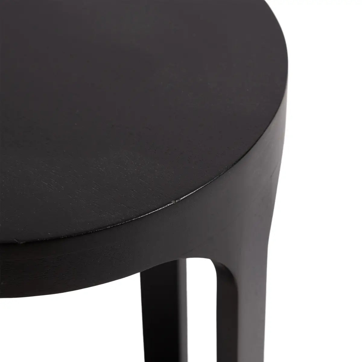Dahl Modern Accent Table or Plant Stand - Round Wood - kateandlaurel
