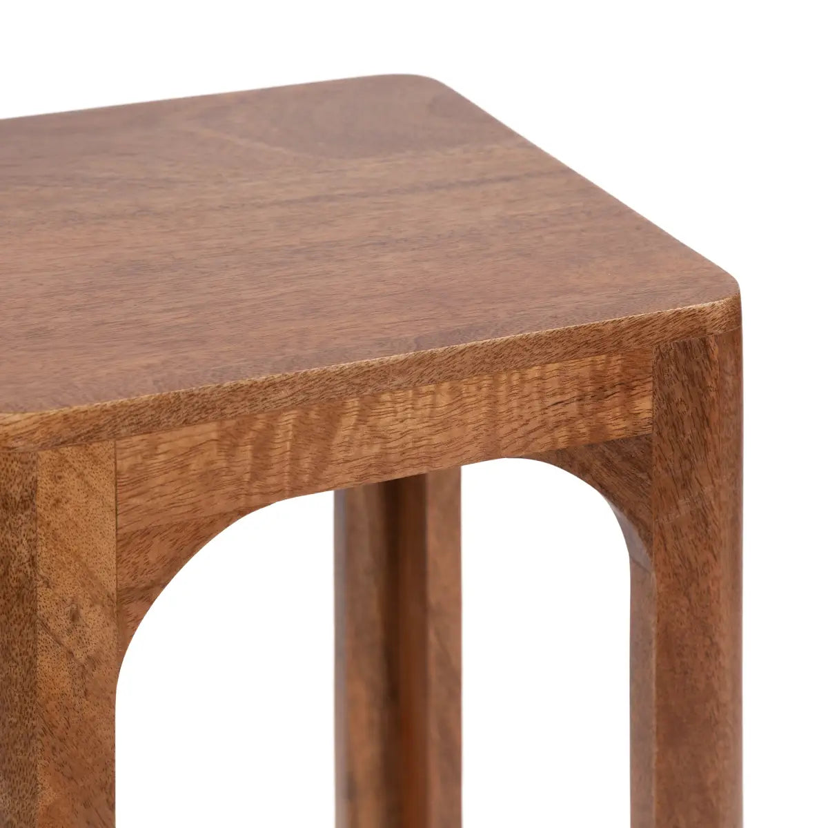 Dahl Modern Wood Tea Table or Plant Stand - Square - kateandlaurel