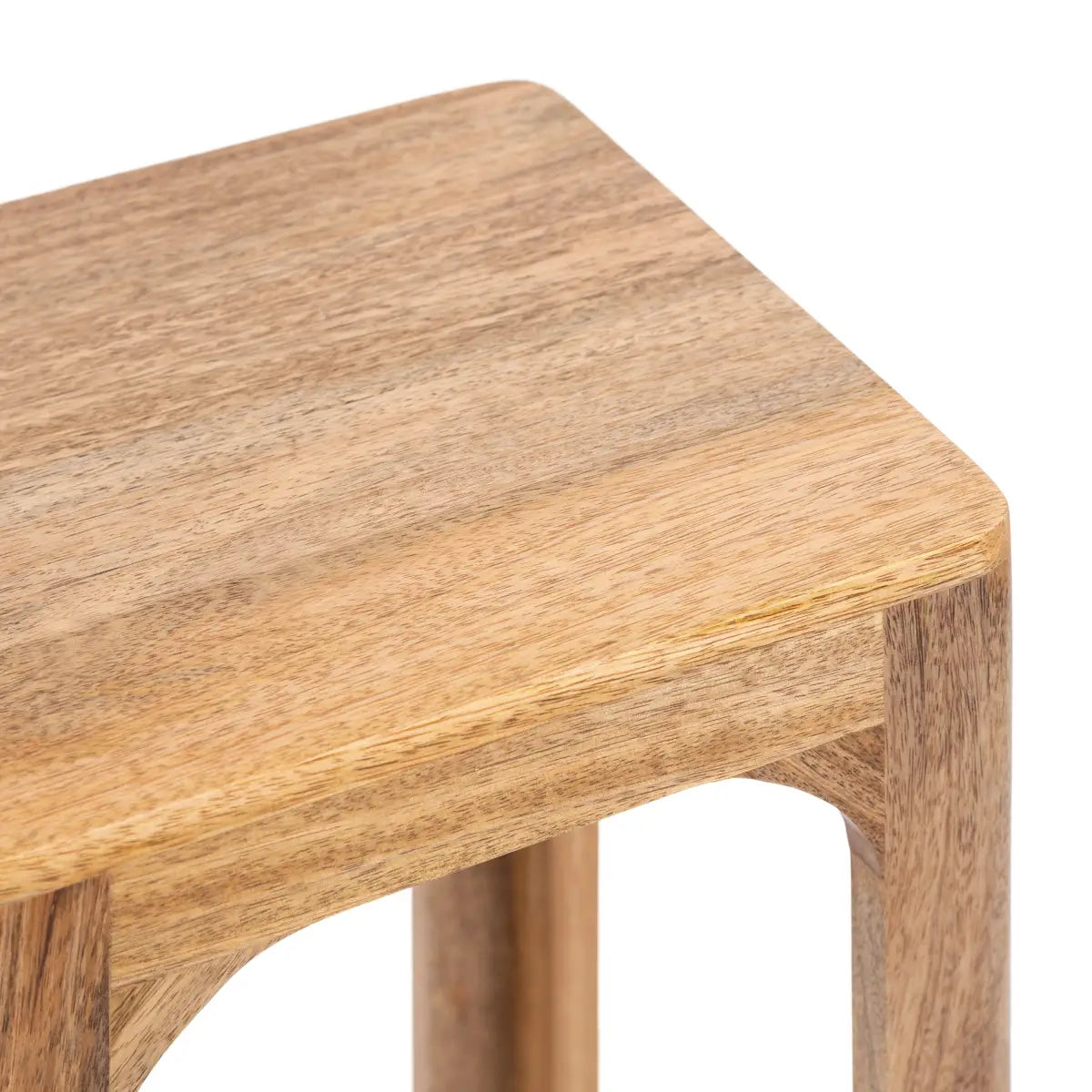 Dahl Modern Wood Tea Table or Plant Stand - Square - kateandlaurel