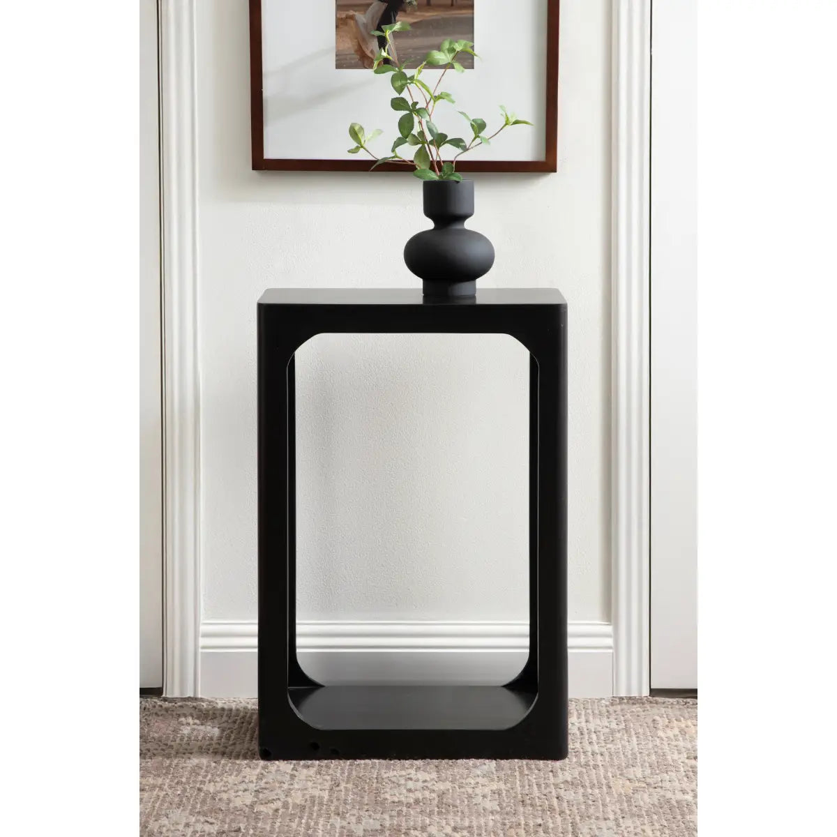 Dahl Modern Slim Side Table - Wood Rectangle - kateandlaurel